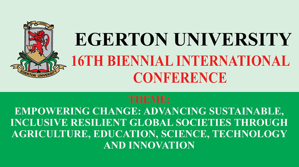 Egerton University 16th Biennial International