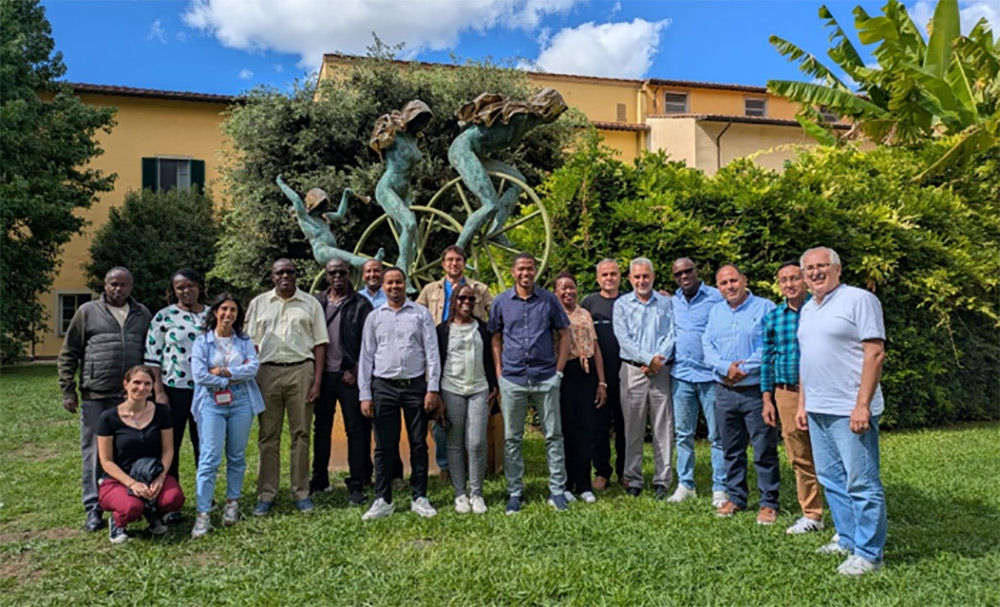Course participants on SSSA grounds